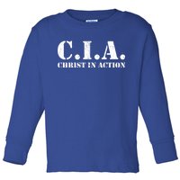 Christ In Action CIA Toddler Long Sleeve Shirt