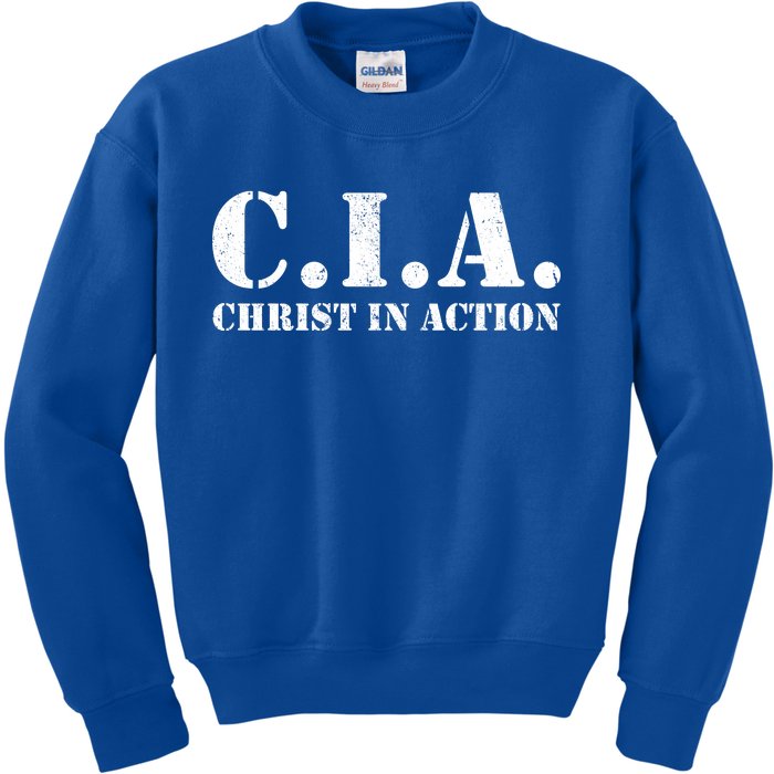 Christ In Action CIA Kids Sweatshirt