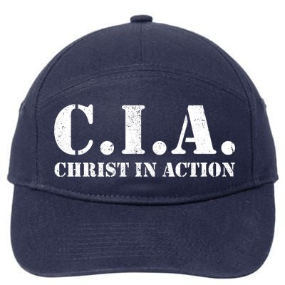 Christ In Action CIA 7-Panel Snapback Hat