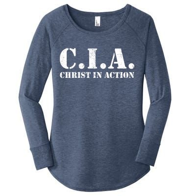 Christ In Action CIA Women's Perfect Tri Tunic Long Sleeve Shirt