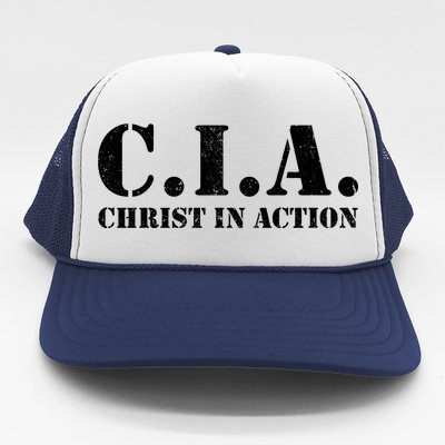 Christ In Action CIA Trucker Hat