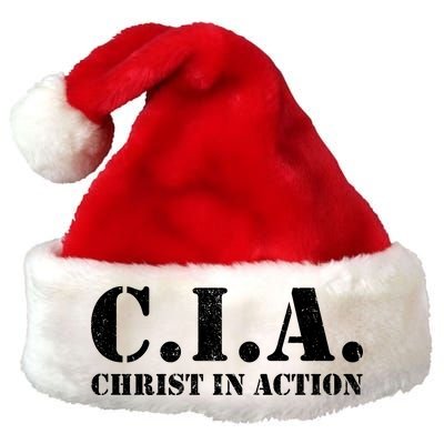 Christ In Action CIA Premium Christmas Santa Hat