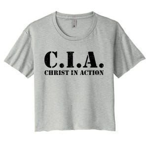 Christ In Action CIA Women's Crop Top Tee