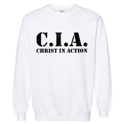 Christ In Action CIA Garment-Dyed Sweatshirt