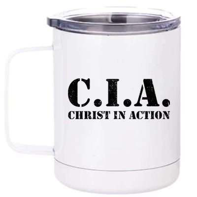 Christ In Action CIA 12 oz Stainless Steel Tumbler Cup