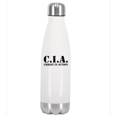 Christ In Action CIA Stainless Steel Insulated Water Bottle