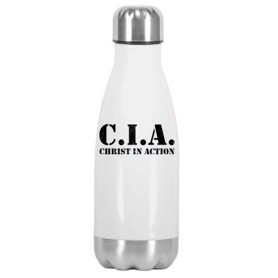 Christ In Action CIA Stainless Steel Insulated Water Bottle