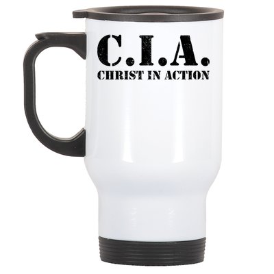 Christ In Action CIA Stainless Steel Travel Mug