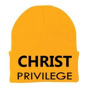 Christ Privilege Knit Cap Winter Beanie