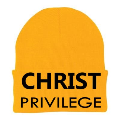 Christ Privilege Knit Cap Winter Beanie