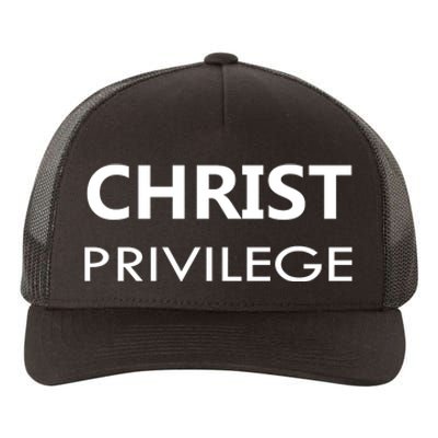 Christ Privilege Yupoong Adult 5-Panel Trucker Hat