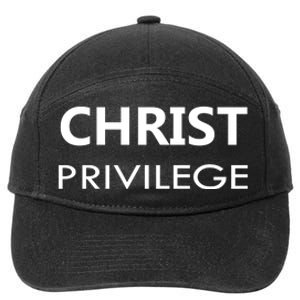 Christ Privilege 7-Panel Snapback Hat