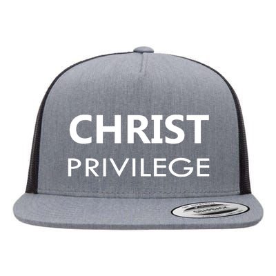 Christ Privilege Flat Bill Trucker Hat