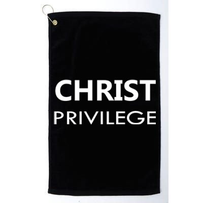 Christ Privilege Platinum Collection Golf Towel