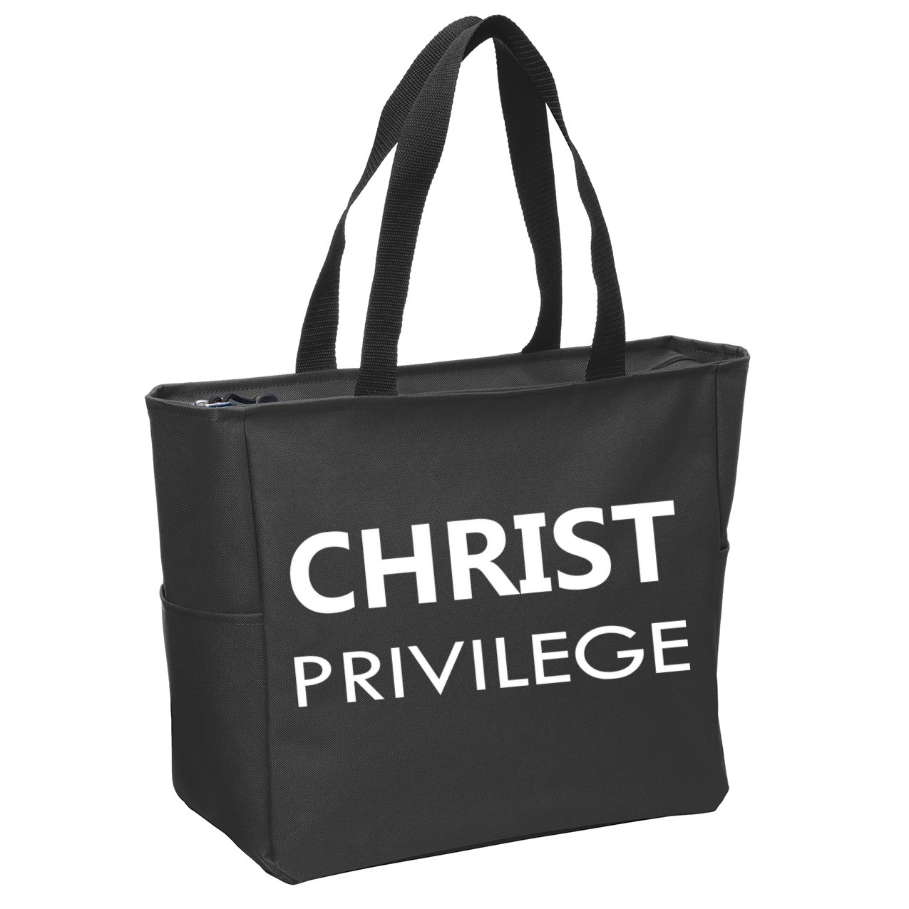 Christ Privilege Zip Tote Bag