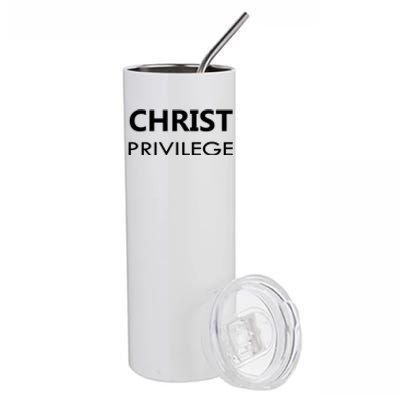 Christ Privilege Stainless Steel Tumbler