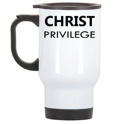 Christ Privilege Stainless Steel Travel Mug