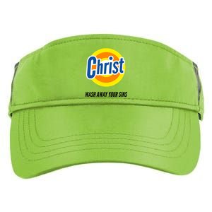 Christ Stain Remover Wash Away Your Sins Adult Drive Performance Visor