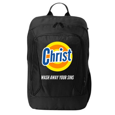 Christ Stain Remover Wash Away Your Sins City Backpack