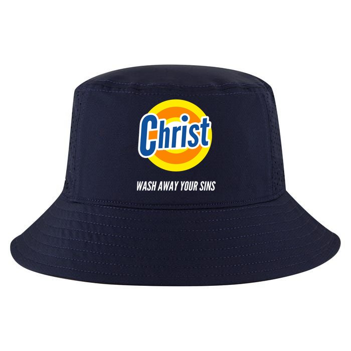 Christ Stain Remover Wash Away Your Sins Cool Comfort Performance Bucket Hat