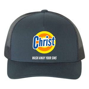 Christ Stain Remover Wash Away Your Sins Yupoong Adult 5-Panel Trucker Hat