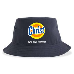 Christ Stain Remover Wash Away Your Sins Sustainable Bucket Hat