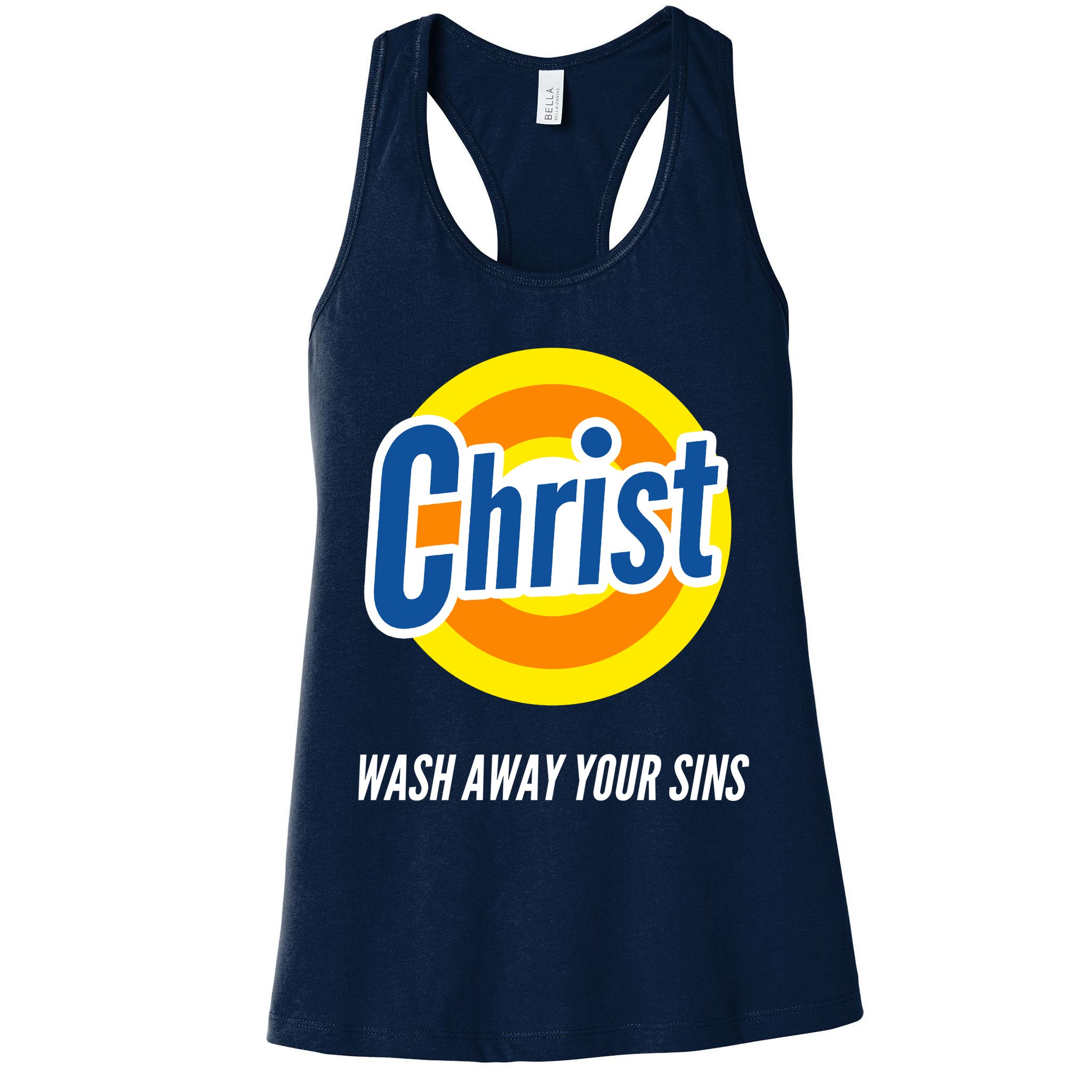 Christ Stain Remover Wash Away Your Sins Womens Tank Top