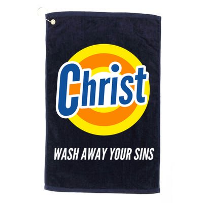 Christ Stain Remover Wash Away Your Sins Golf Towel