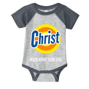 Christ Stain Remover Wash Away Your Sins Infant Baby Jersey Bodysuit