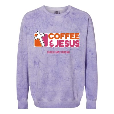 Christian Dunkin Strong Colorblast Crewneck Sweatshirt