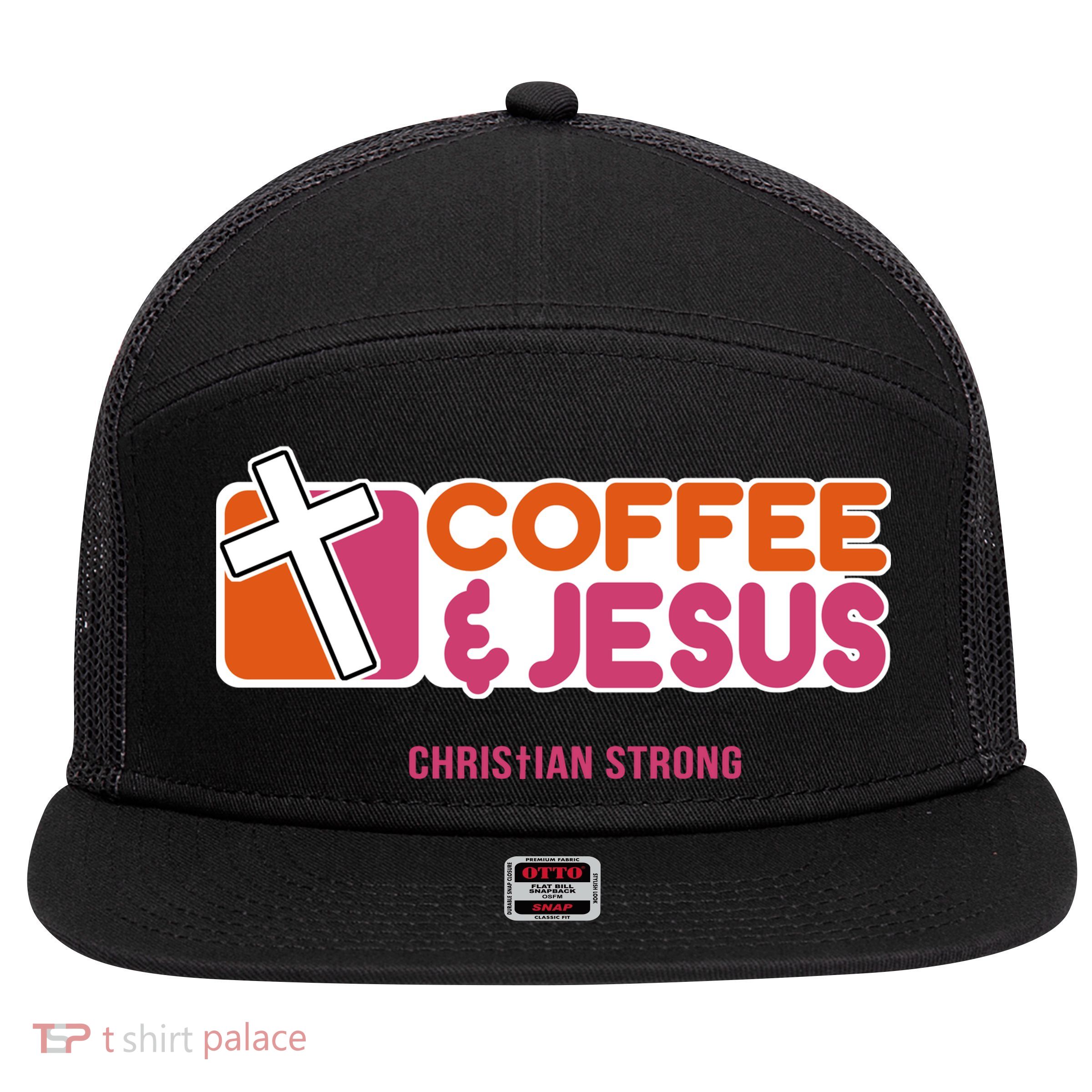 Christian Dunkin Strong 7 Panel Mesh Trucker Snapback Hat