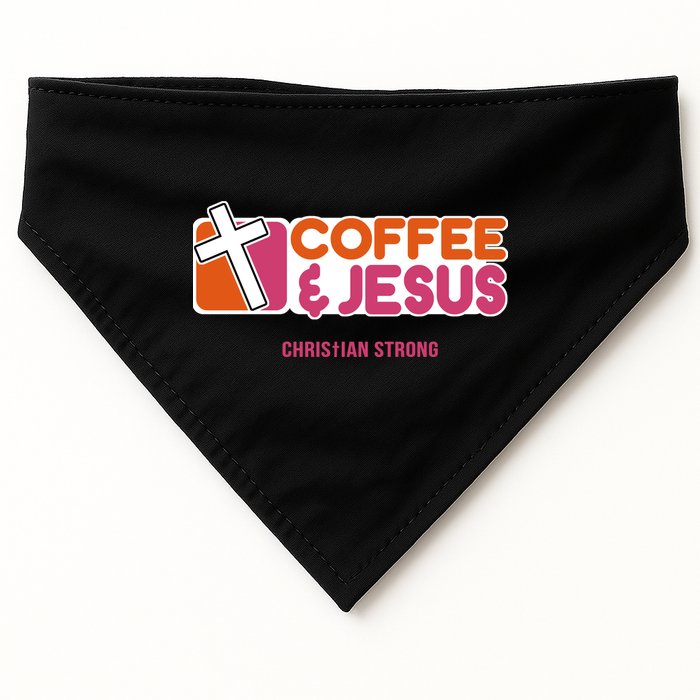 Christian Dunkin Strong USA-Made Doggie Bandana