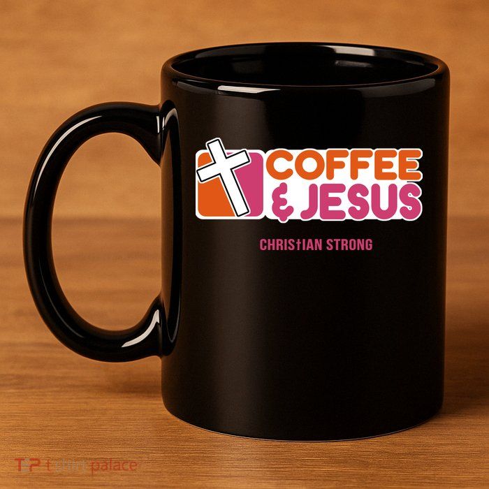 Christian Dunkin Strong 11oz C Handle Ceramic Mug