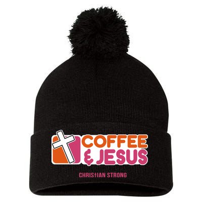 Christian Dunkin Strong Pom Pom 12in Knit Beanie