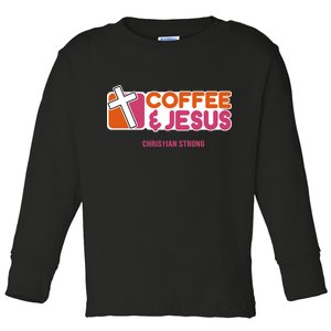 Christian Dunkin Strong Toddler Long Sleeve Shirt