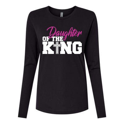 Christian Faith - Daughter Of The King Womens Cotton Relaxed Long Sleeve T-Shirt