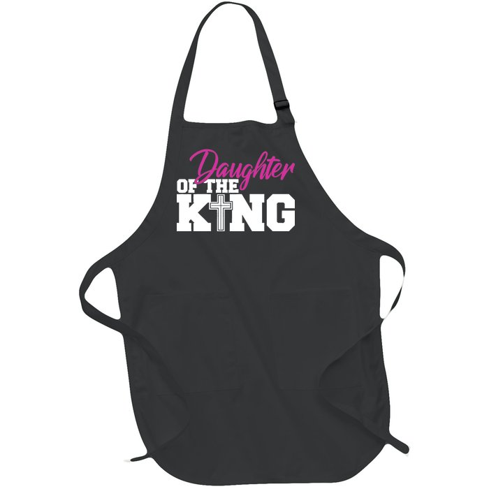 Christian Faith - Daughter Of The King Full-Length Apron With Pockets