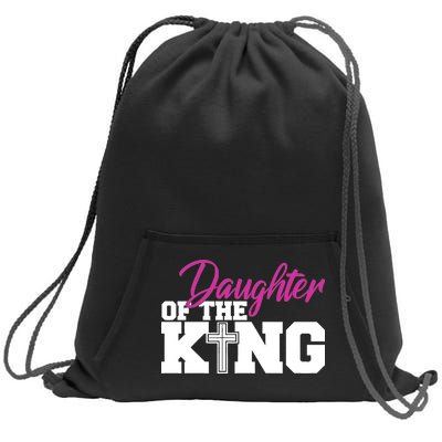 Christian Faith - Daughter Of The King Sweatshirt Cinch Pack Bag