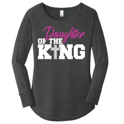 Christian Faith - Daughter Of The King Women's Perfect Tri Tunic Long Sleeve Shirt