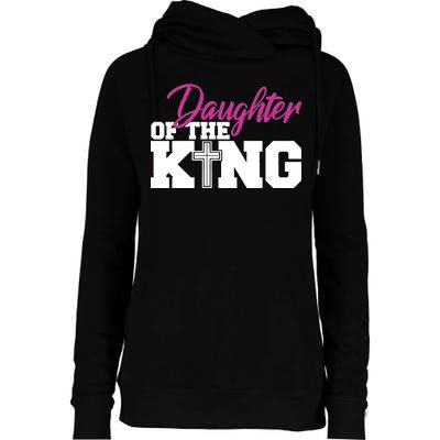 Christian Faith - Daughter Of The King Womens Funnel Neck Pullover Hood