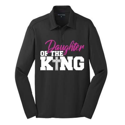 Christian Faith - Daughter Of The King Silk Touch Performance Long Sleeve Polo