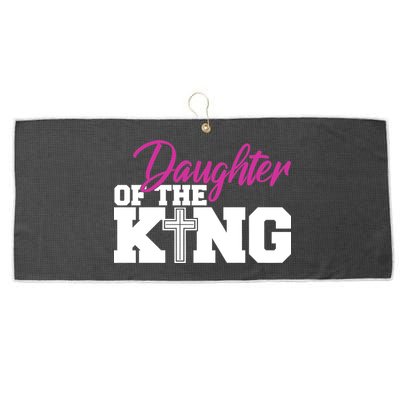 Christian Faith - Daughter Of The King Large Microfiber Waffle Golf Towel