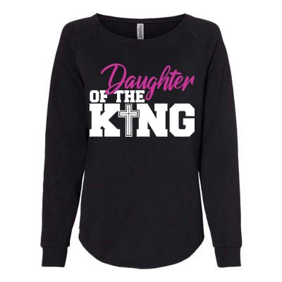 Christian Faith - Daughter Of The King Womens California Wash Sweatshirt