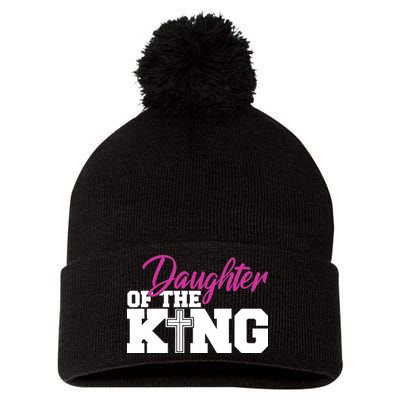 Christian Faith - Daughter Of The King Pom Pom 12in Knit Beanie