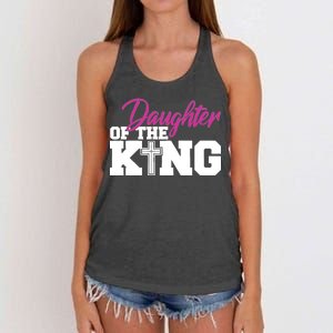 Christian Faith - Daughter Of The King Women's Knotted Racerback Tank