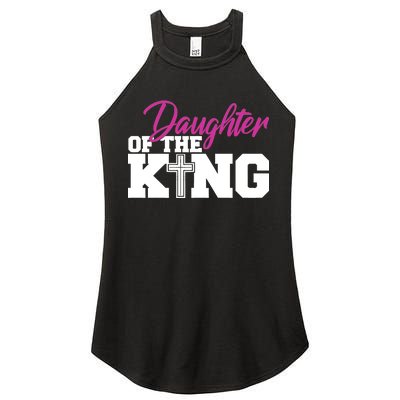 Christian Faith - Daughter Of The King Women's Perfect Tri Rocker Tank