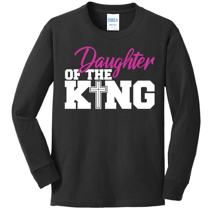 Christian Faith - Daughter Of The King Kids Long Sleeve Shirt