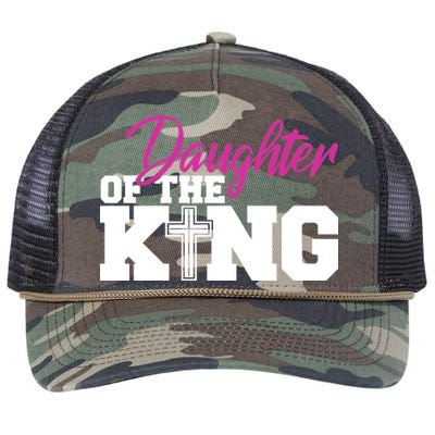 Christian Faith - Daughter Of The King Retro Rope Trucker Hat Cap