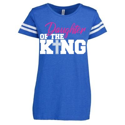 Christian Faith - Daughter Of The King Enza Ladies Jersey Football T-Shirt