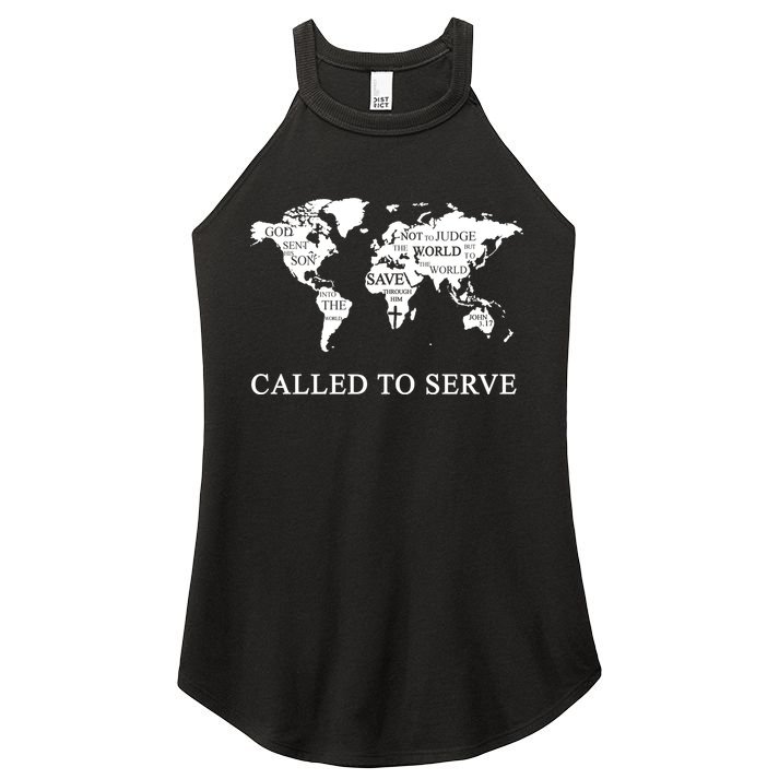 Christian Missionary Called To Serve Women's Perfect Tri Rocker Tank